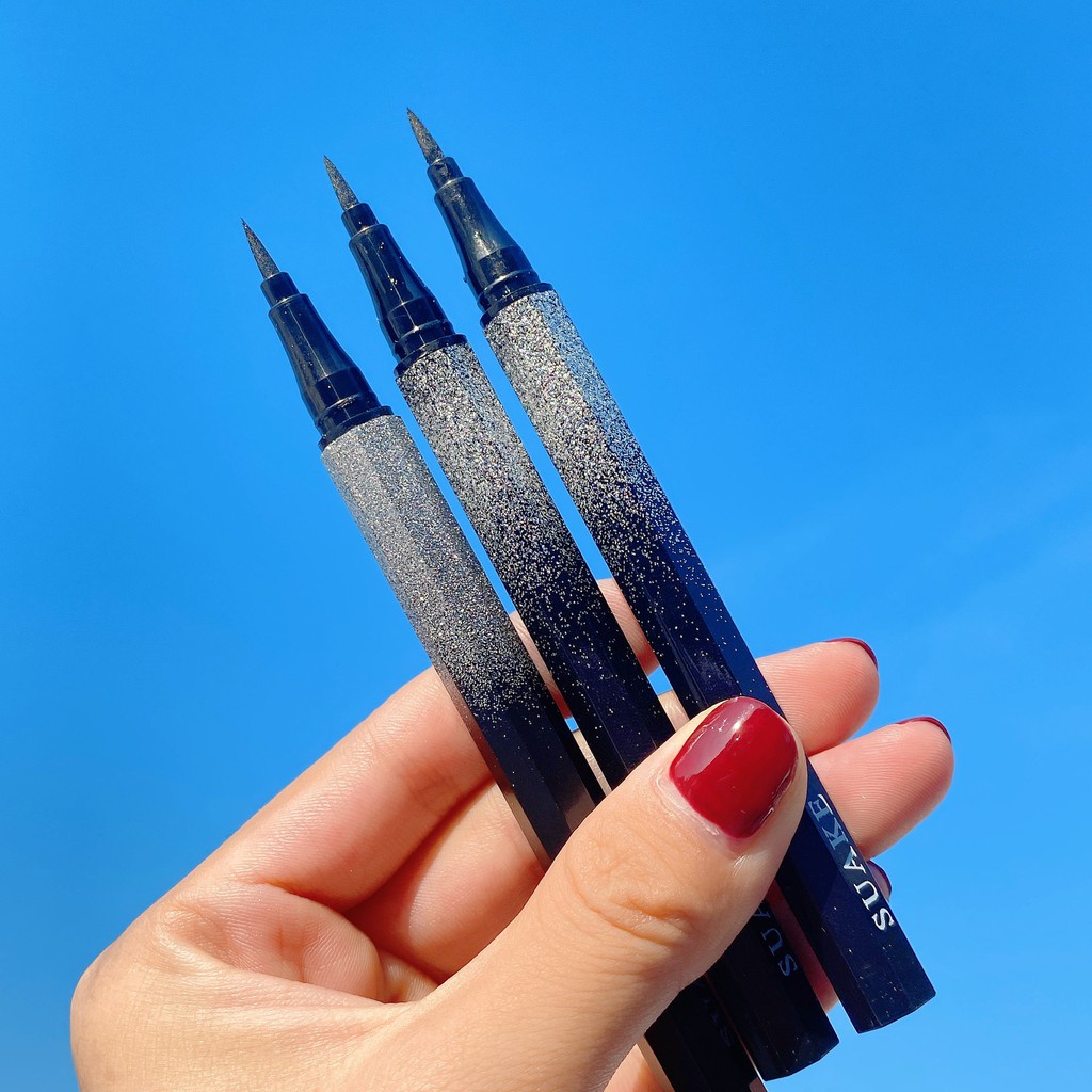 🖊 Bút Kẻ Mắt NHŨ BẠC SUAKE CAO CẤP eyeliner chống nước lâu trôi thanh mãnh dễ dùng nội địa chính hãng