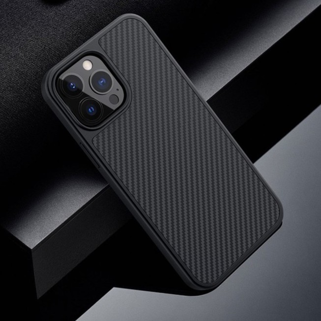 ỐP LƯNG VÂN CARBON FIBER iPhone 13/ 13 Pro/ 13 Pro Max/ 12/ 12 Pro/ 12 Pro Max hiệu Nillkin