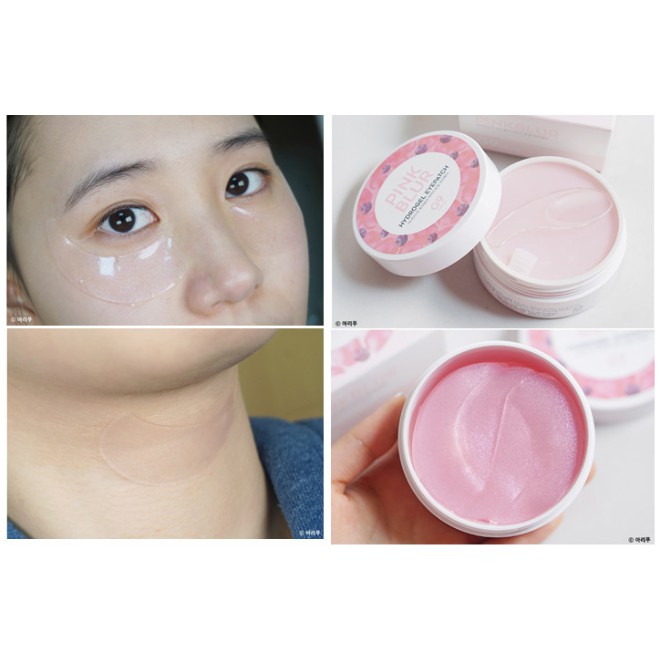 Mặt Nạ Dưỡng Mắt, Cải Thiện Nếp Nhăn G9SKIN Pink Blur Hydrogel Eye Patch 100g