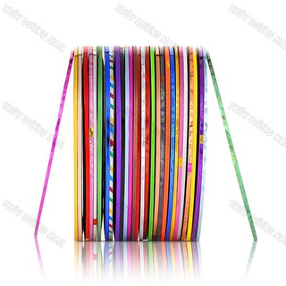 Set 10 cuộn dây kim tuyến dán móng 1mm