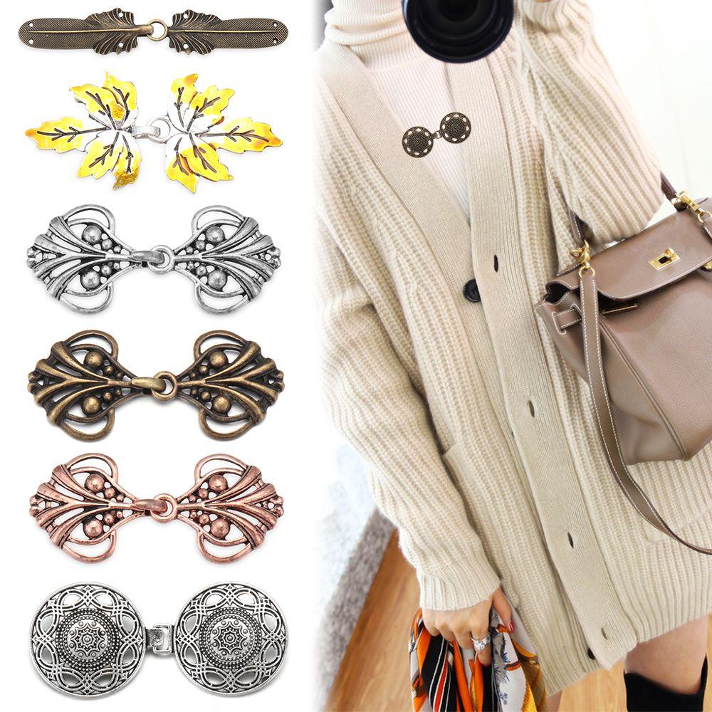 Kẹp Cố Định Áo Khoác Cardigan Phong Cách Cổ Điển Thời Trang DIY