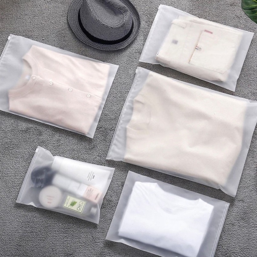 Túi đựng quần áo du lịch túi zip lụa đựng đồ tiện lợi túi nhựa đựng đồ cá nhân SIGO