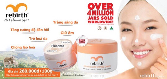 Kem trị tàn nhang dưỡng ẩm chống lão hóa, chống nhăn Rebirth