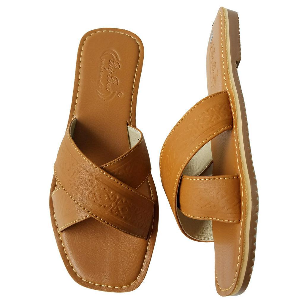 Dép Nữ Da Bò Thật BIGBEN Cao Cấp DNN48