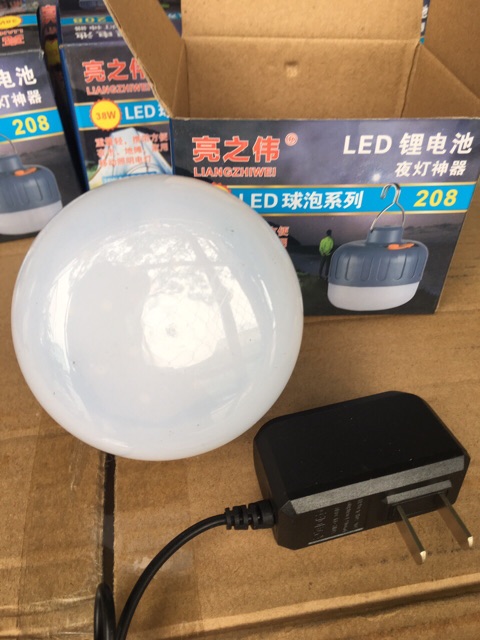 Bóng tích điện LED 38w-180w-200w (kèm sạc)