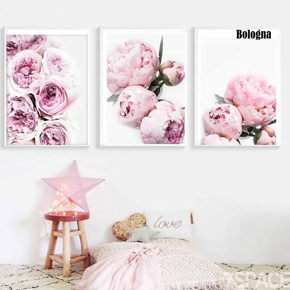 Tranh vẽ hình hoa mẫu đơn nghệ thuật dùng để trang trí
