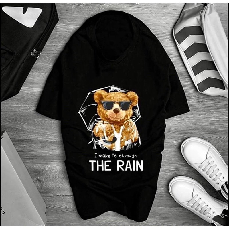 Áo phông loang in hình Moschino DAISY BELLE from oversize , áo thun tay lỡ unisex QC cotton thoáng mát DS004