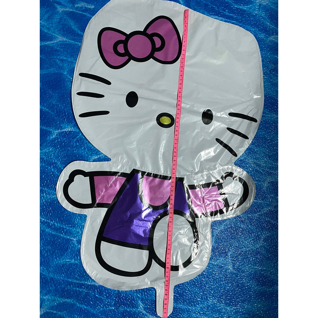 Bóng bay hình mèo Hello Kitty trang trí sinh nhật, đầy tháng, thôi nôi