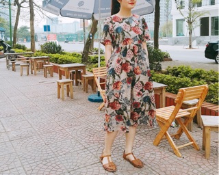 Váy hoa nhiệt đới