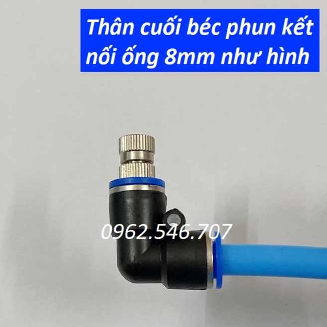 Combo 10 béc phun sương làm mát bằng inox số 2,3,4,6,8 tùy chọn