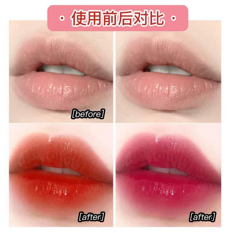 [Hàng mới về] Son dưỡng môi chiết xuất cam dưỡng ẩm chống nước lâu phai thay đổi màu sắc xinh xắn