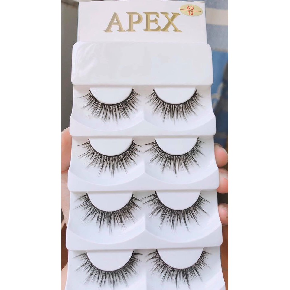 Lông Mi Giả, Lông Mi APEX 6D gân mi mềm mỏng, siêu nhẹ, có độ cong sẵn Lammi Store