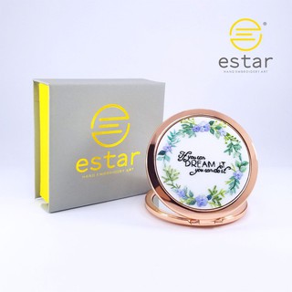 Gương Mini, Gương Thêu Tay - Quà Tặng Sinh Nhật Ý Nghĩa Cho Bạn Gái - Tặng Kèm 1 Thiệp Giấy Xoắn Quilling Siêu Xinh