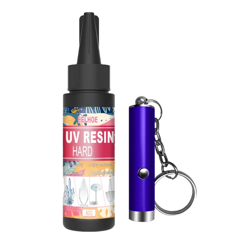 Keo Dán Resin UV Resin Trong Suốt Chống Tia Cực Tím Dùng Làm Trang Sức Thủ Công