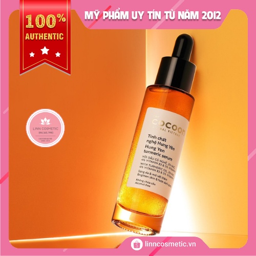 Tinh Chất Nghệ Làm Dịu Da Hưng Yên Cocoon Hung Yen Turmeric Serum 30ml