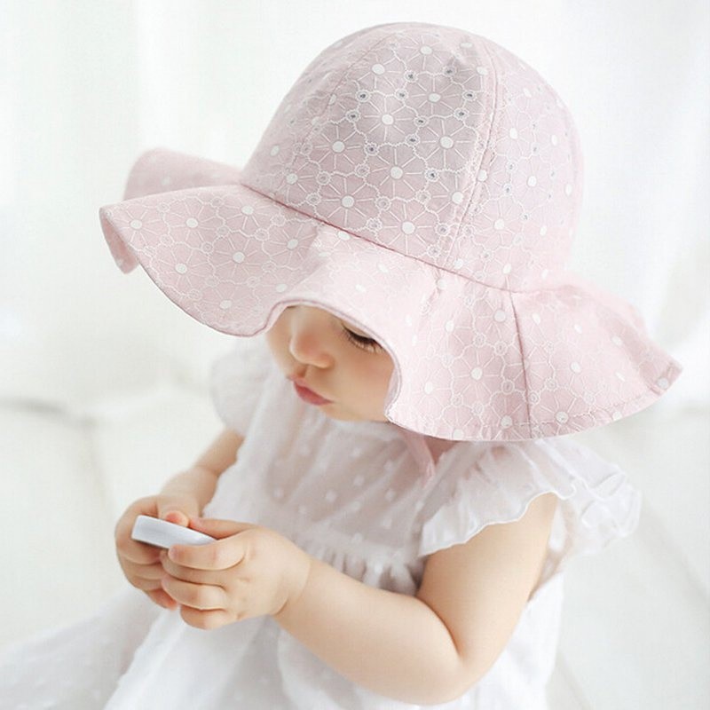 Mũ rộng vành che nắng dễ thương cho bé gái