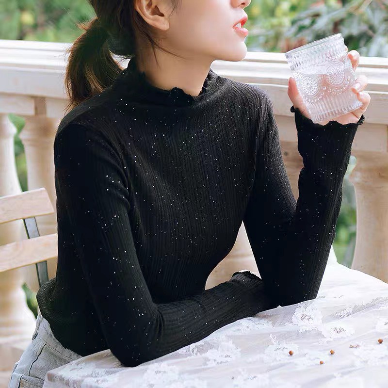 Áo len nữ CỔ BÈO dáng suông giữ nhiệt tốt len mềm mịn không bai xù | BigBuy360 - bigbuy360.vn