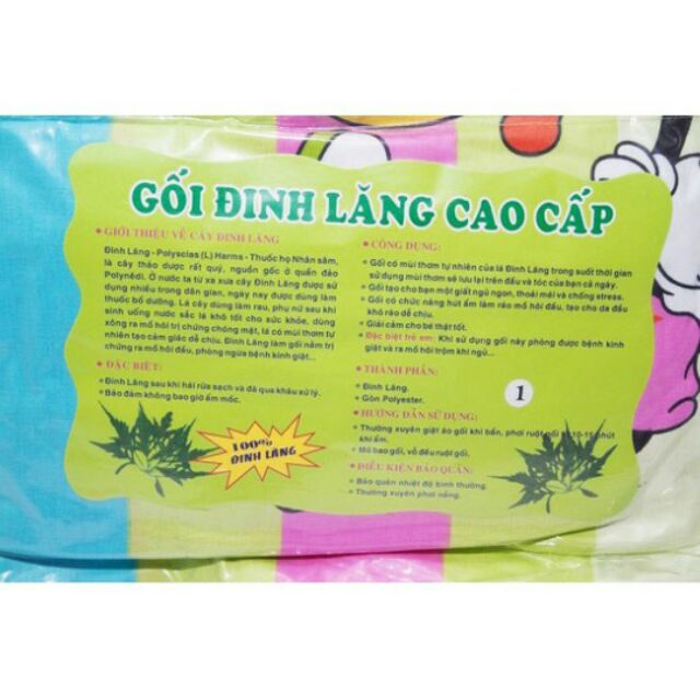 Gối đinh lăng cho bé yêu(sỉ,lẻ)