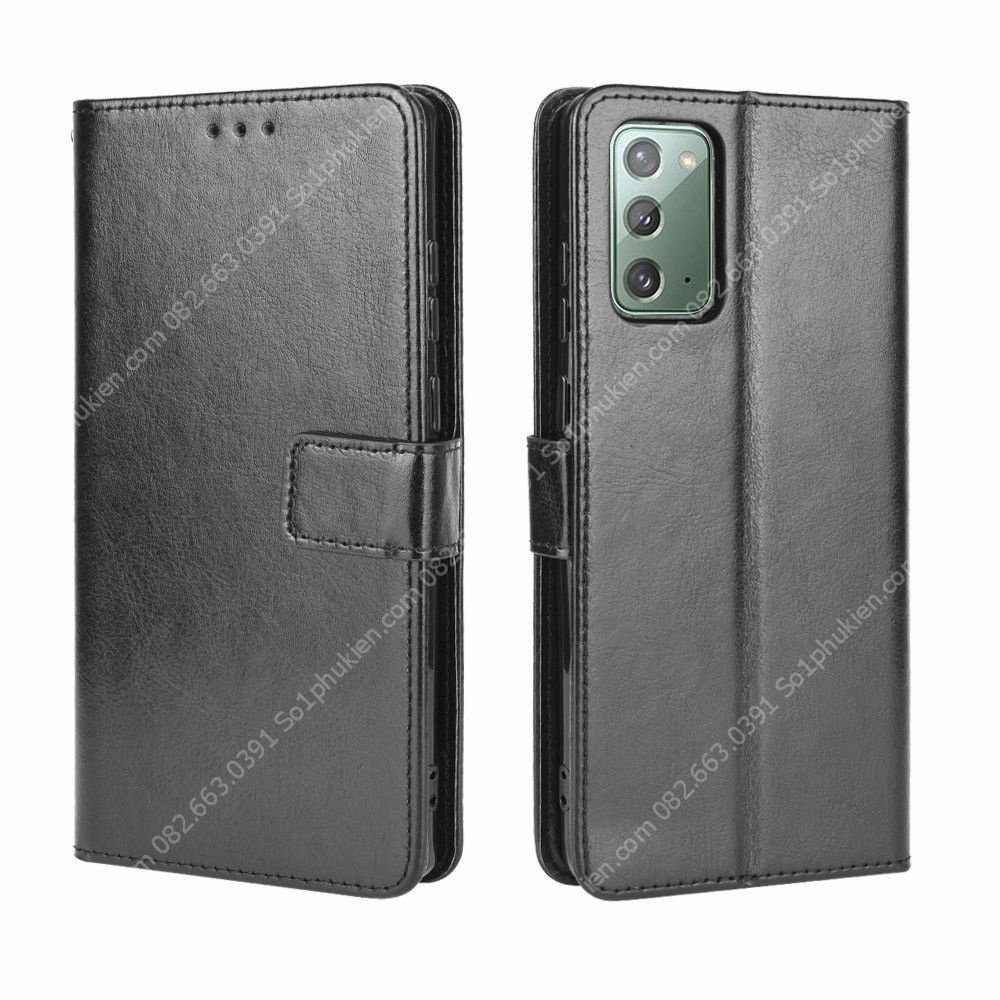 Bao da Samsung S20 FE da cao cấp, có ngăn thẻ, nắp gập chống đỡ xem phim