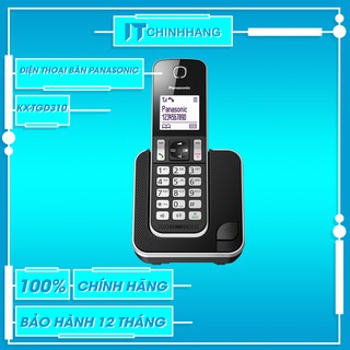  Điện thoại bàn không dây Panasonic KX-TGD310 - Hàng Chính Hãng