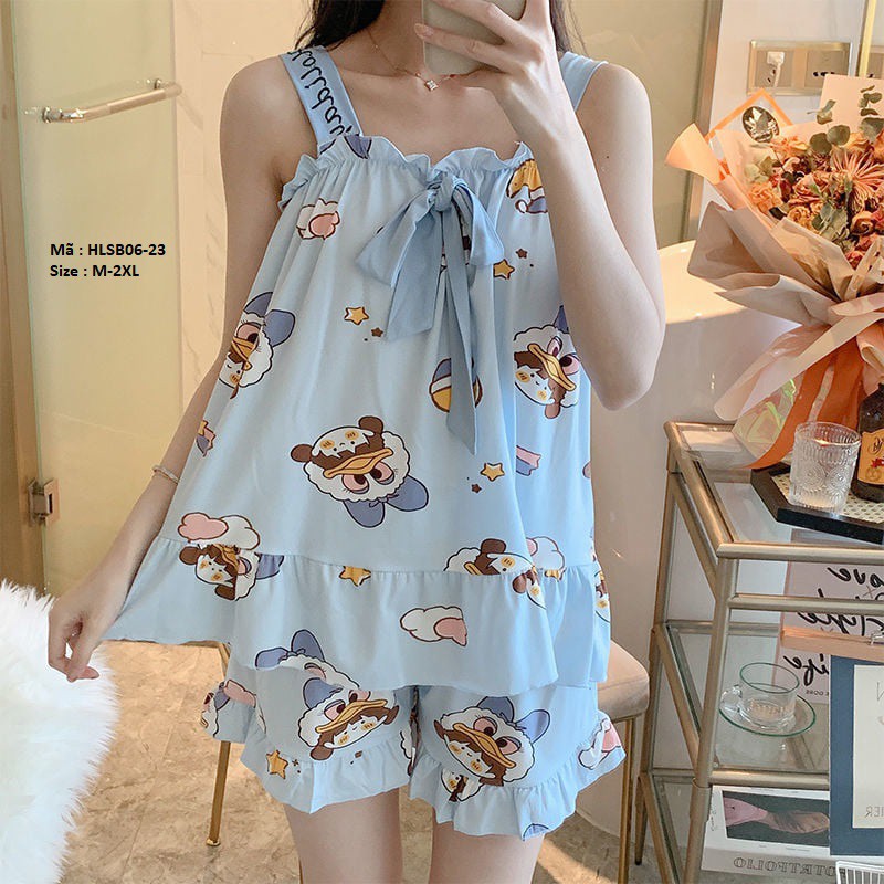 [Hàng order QC] HLSB06 BỘ ĐỒ NGỦ 2 DÂY | BigBuy360 - bigbuy360.vn