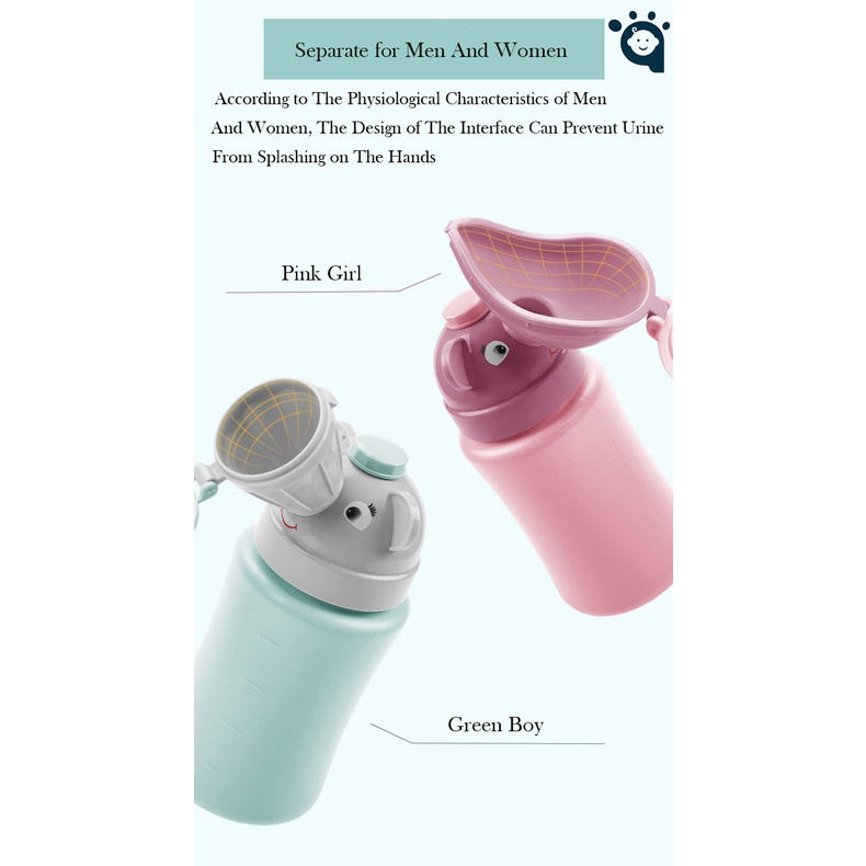 Bình đựng nước tiểu đêm tiện lợi cho bé trai