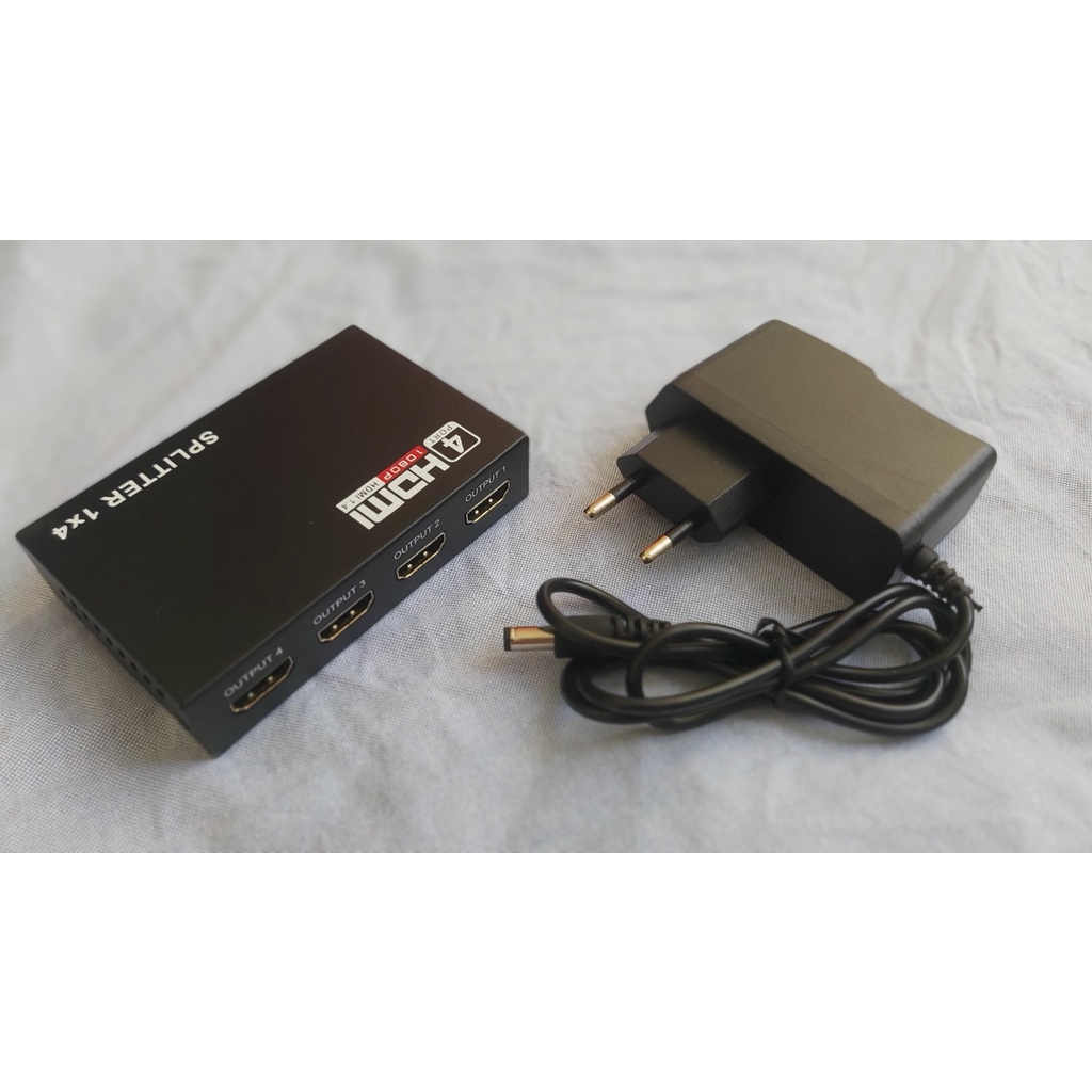 Hub chia HDMI 1 ra 4 - Bộ chia HDMI Splitter 1 ra 4 Full HD