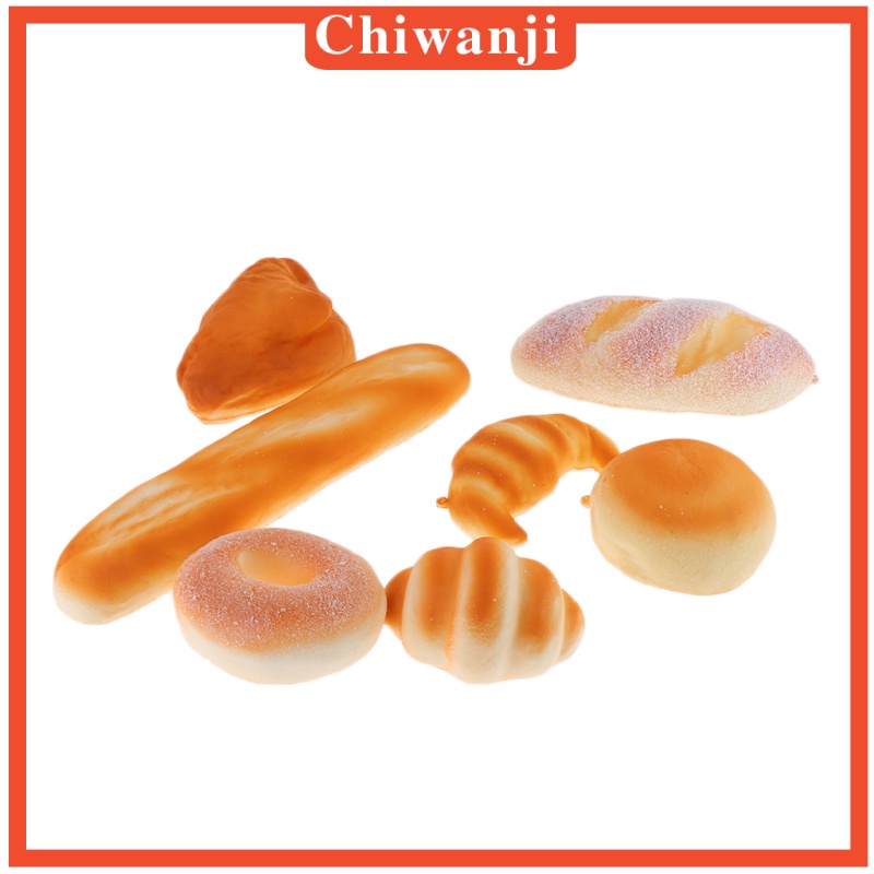 Bộ 7 Bánh Mì Nhân Tạo Trang Trí Nhà Cửa