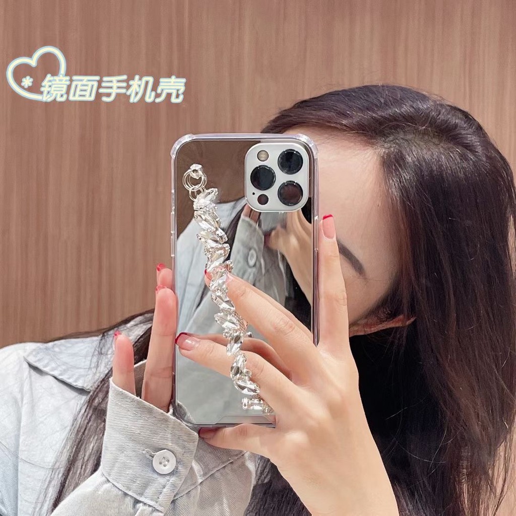 Ốp Điện Thoại Mặt Gương Chống Rơi Sang Trọng Cho Iphone 78 Plus 11 11 Pro 11 Promax 12 12 Pro 12 Promax