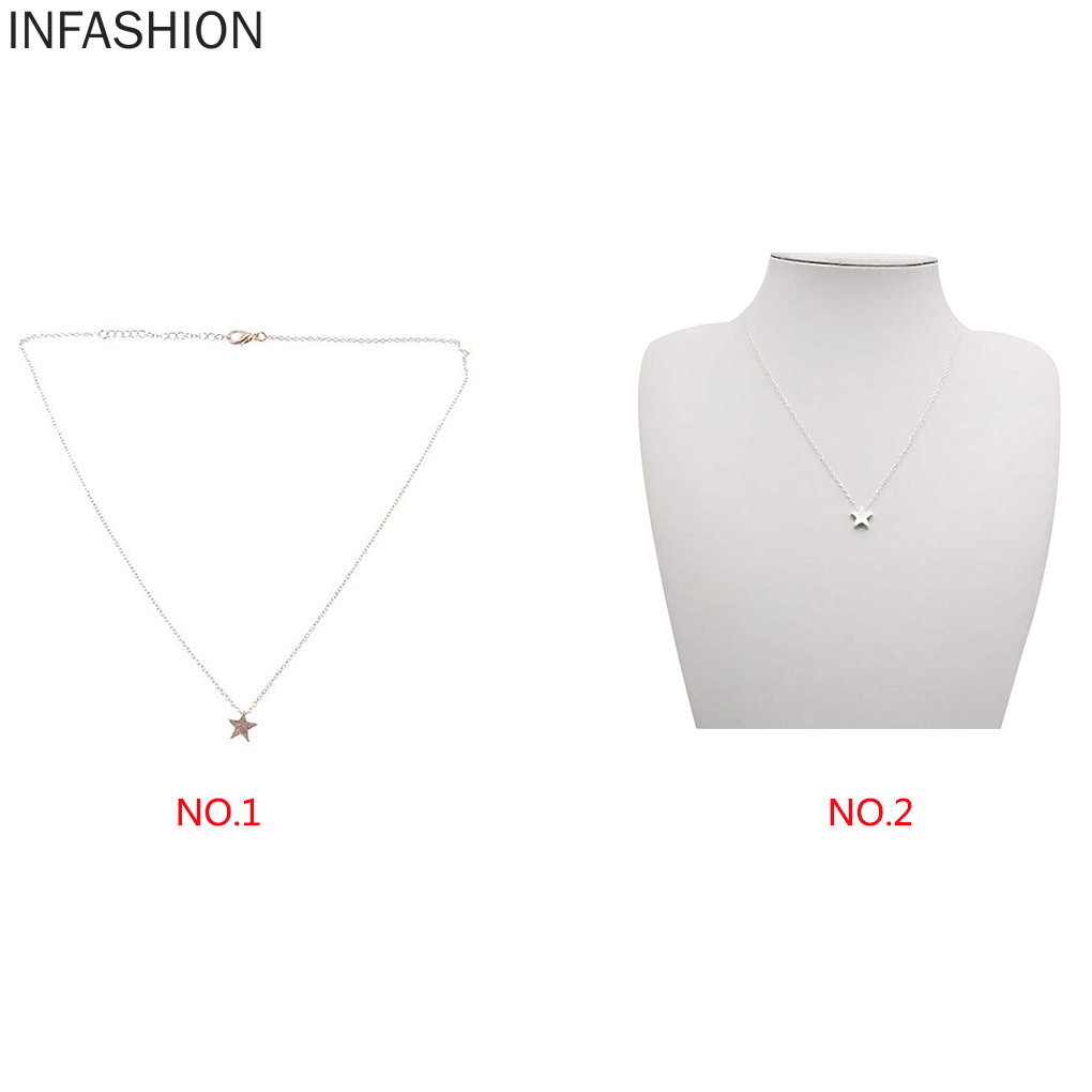 vòng cổ Mặt Ngôi Sao Thiết Kế Đơn Giản Cho Nữ
