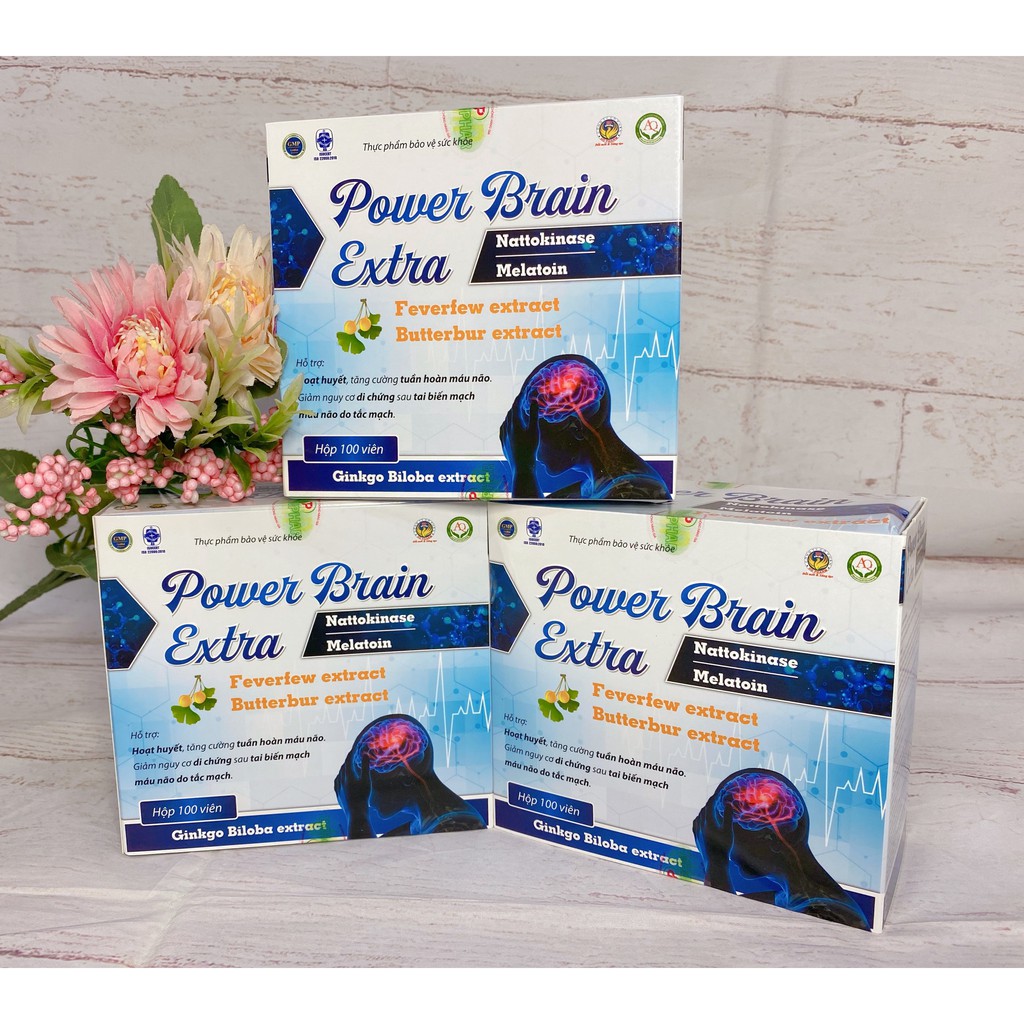 HOAT HUYẾT TIỀN ĐÌNH - Power Brain Extra ( ĐẬP TAN CƠN ĐAU ĐẦU & TẠO GIẤC NGỦ SÂU )