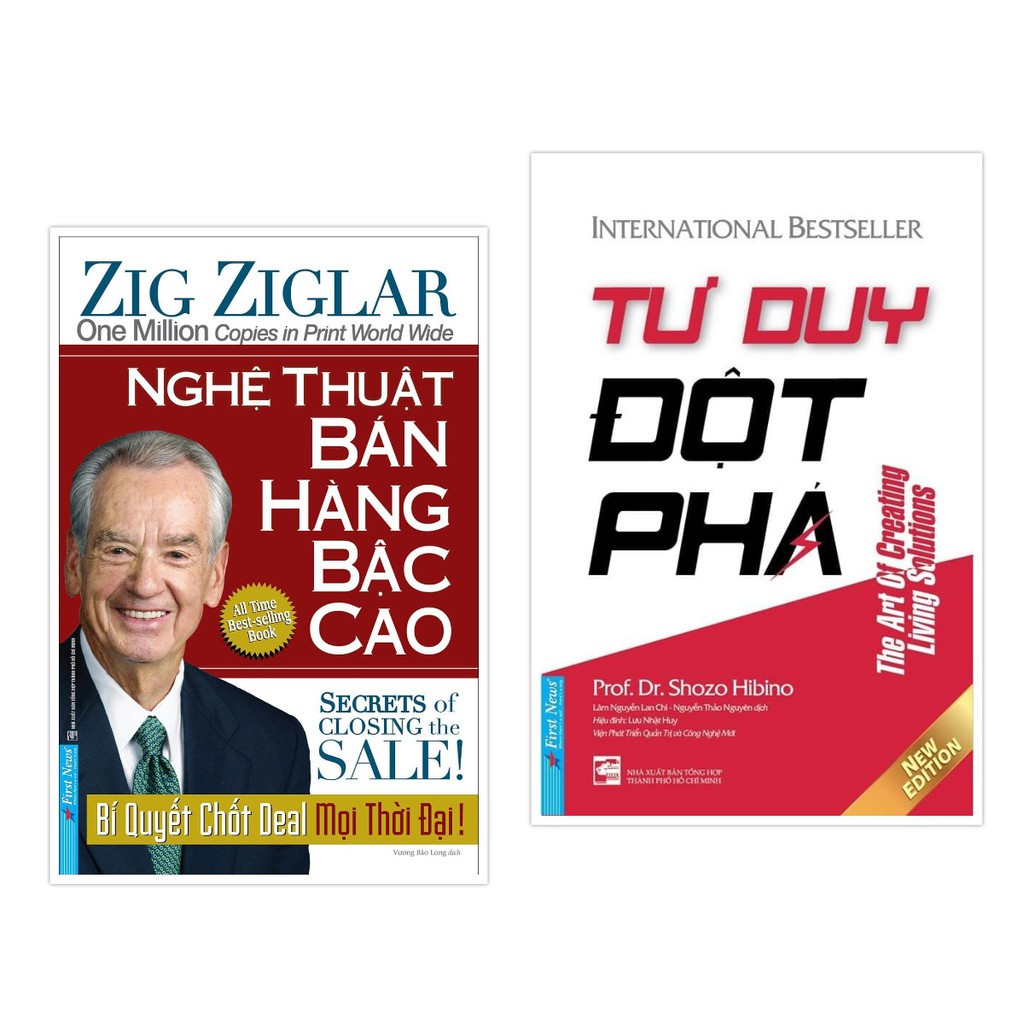 Sách - Combo Nghệ thuật bán hàng bậc cao + Tư duy đột phá - FirstNews