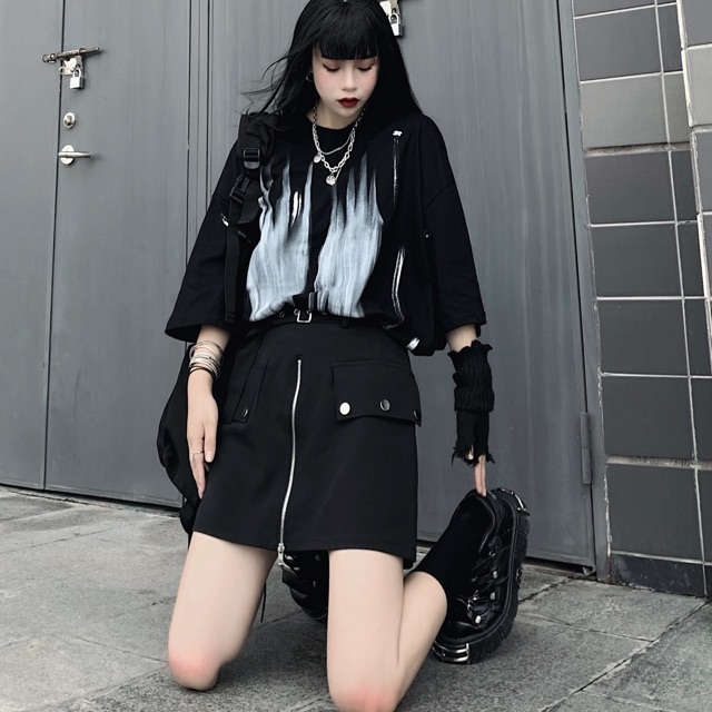 Quần giả váy khoá giữa ( tặng kèm thắt lưng) | BigBuy360 - bigbuy360.vn