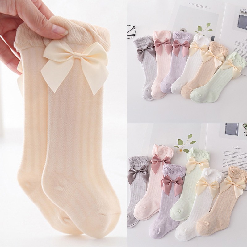 Tất Lưới Cao Qua Gối Chống Muỗi Cho Bé Gái