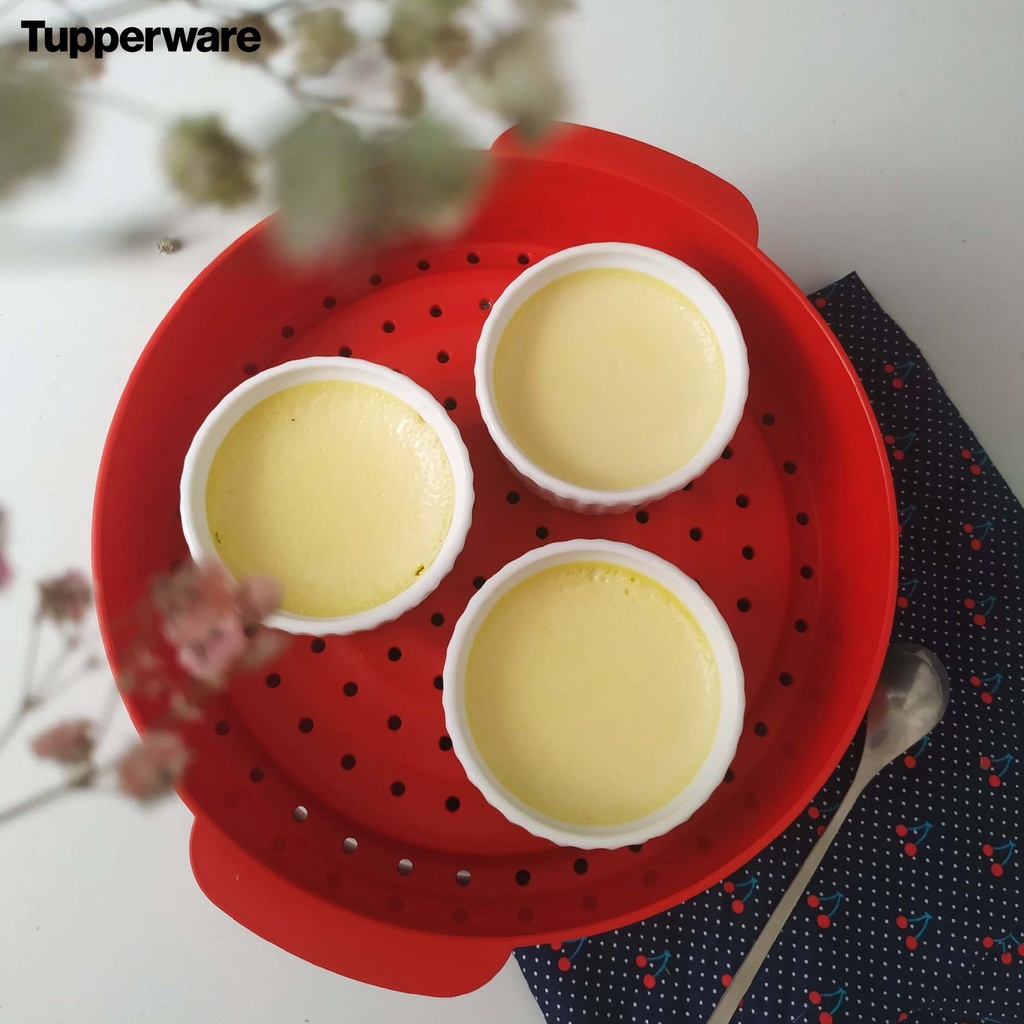 XỬNG HẤP 2 TẦNG STEAM IT ĐỎ - HÀNG CHÍNH HÃNG TUPPERWARE PHÂN PHỐI TẠI VIỆT NAM