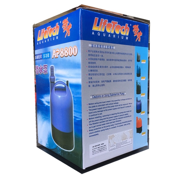 Máy bơm đứng bơm tạt AP-6500, 8500, 8800, 9000, 10000 cho hồ cá koi