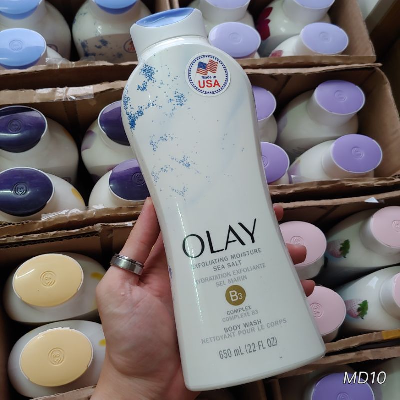 Sữa tắm chống lão hoá, tẩy tế bào chết, làm mịn da Olay USA