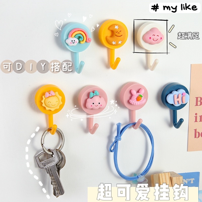 Móc Dán Tường Gắn Icon Siêu Cute, Siêu Chắc