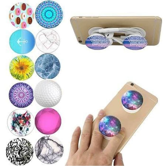 Pop Socket Giá Đỡ Điện Thoại Bằng Nhựa Không Dính Tiện Dụng