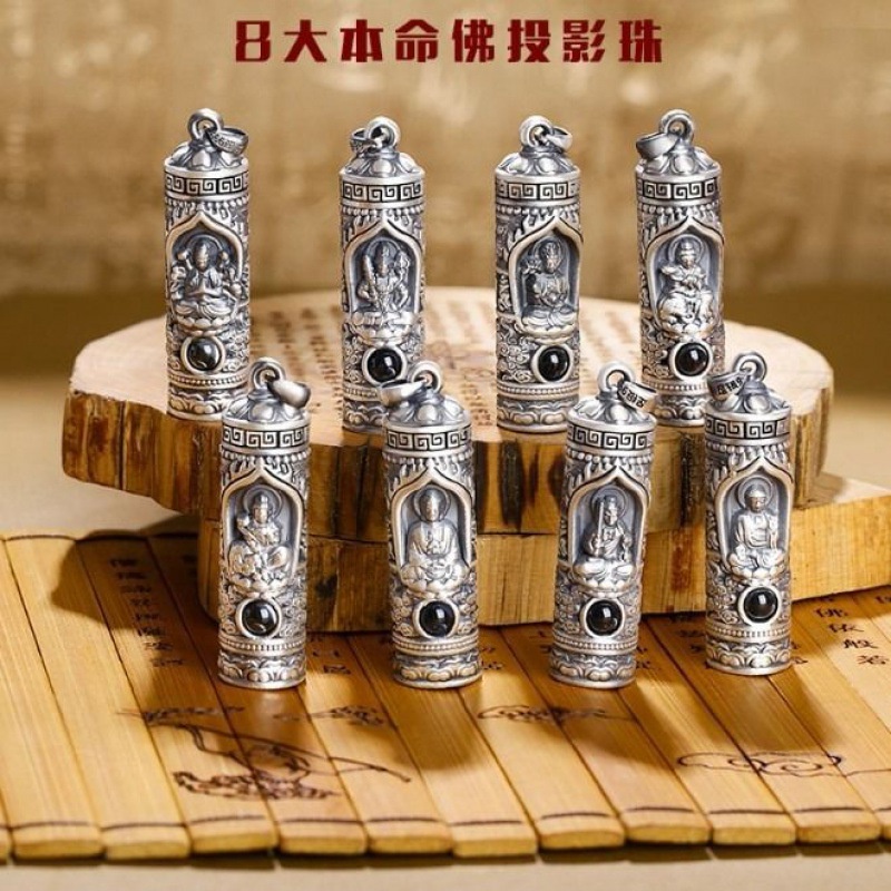 Dây Chuyền Mặt Hình Phật Phong Cách retro Cho Nam