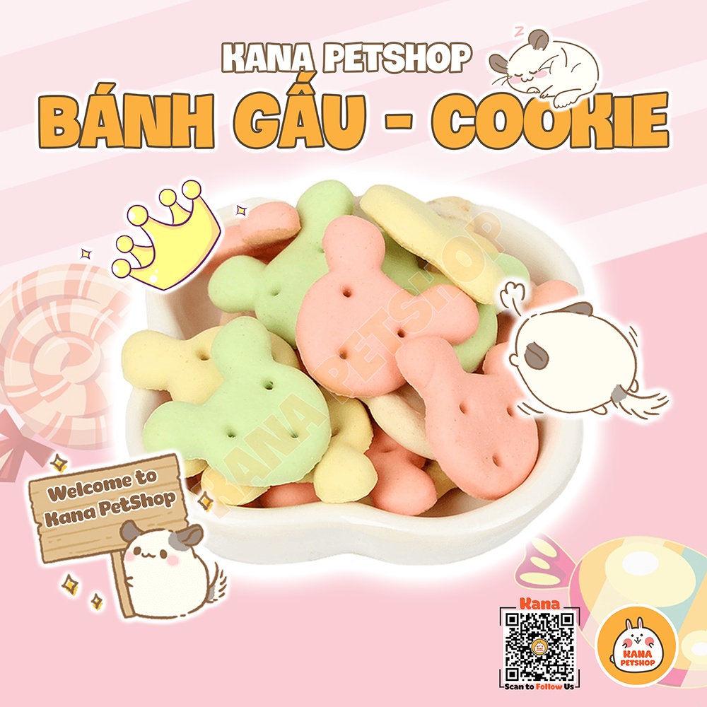 Bánh Ăn Dặm Hamster 🐹FREESHIP🐹 Bánh Quy Sữa Mài Răng Thức Ăn Hamster , Sóc ...