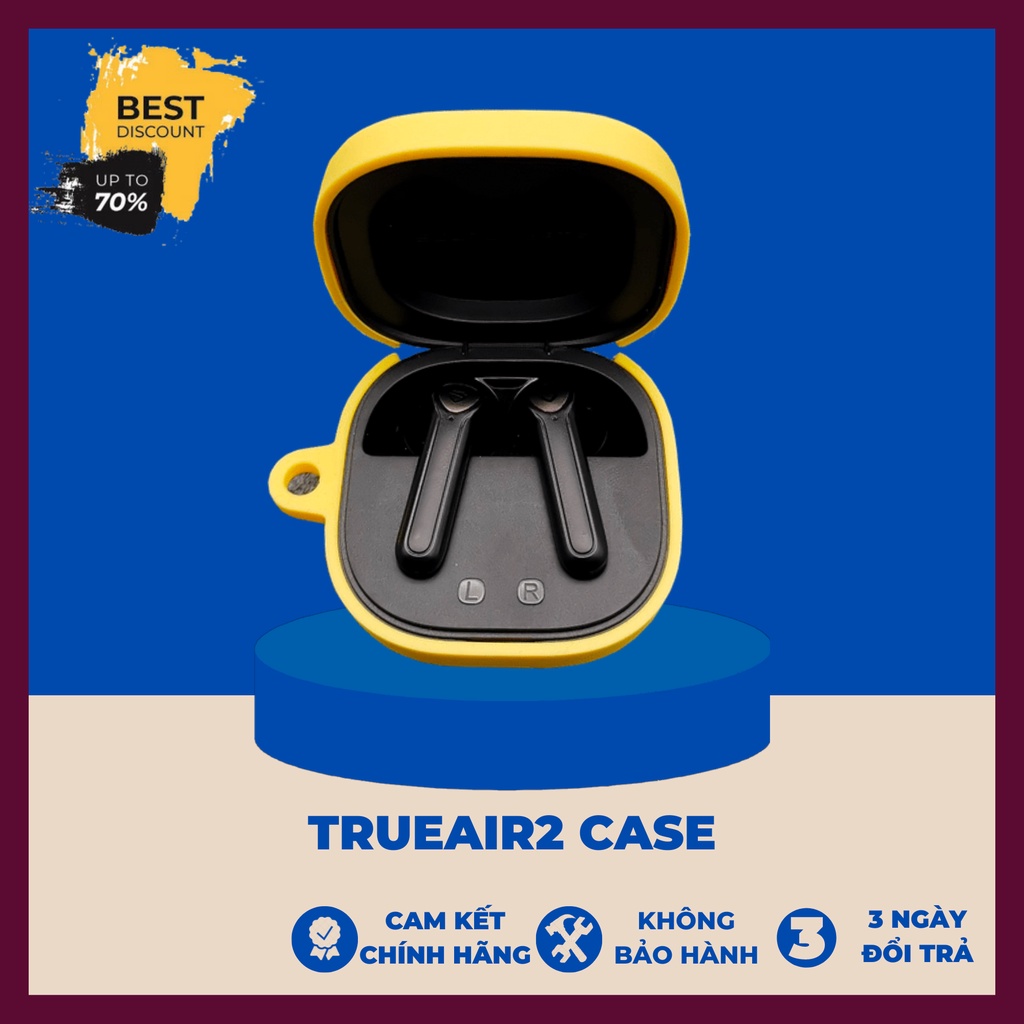 Ốp Silicone Soundpeats Trueair 2 - Case Silicone Soundpeats TrueAir 2 - Ốp Chính Thức