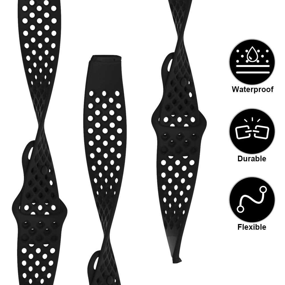 Dây Đeo Thay Thế Chất Liệu Silicon Màu Trơn Cho Fitbit Versa 3 4 Fitbit Sense 2