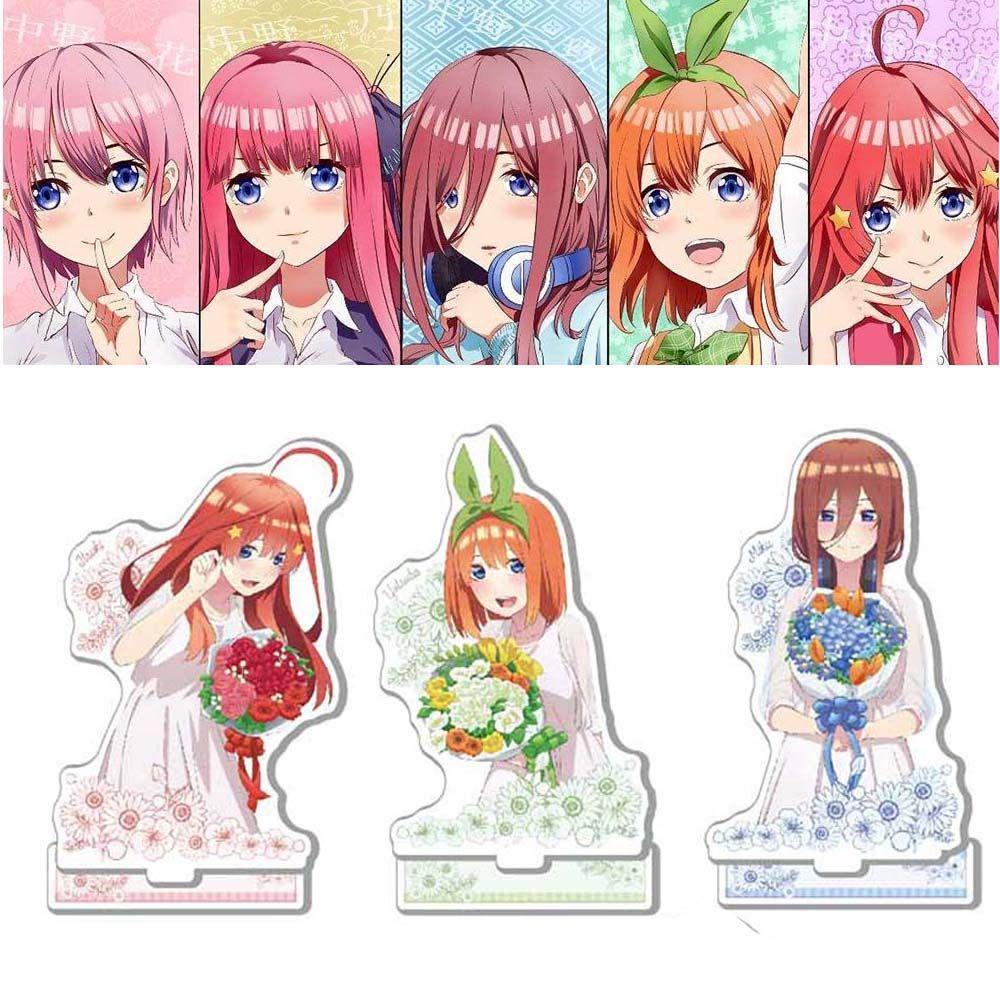 DARNELL Mô Hình Đồ Chơi Anime The Quintessential Quintuplets Bằng Acrylic Để Bàn Trang Trí