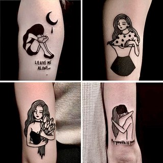 HÌNH XĂM TRẮNG ĐEN SIÊU COOL ( DỄ XĂM )