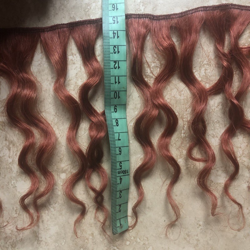 TL- Tép tóc lông dê bán lẻ theo mét may tóc búp bê