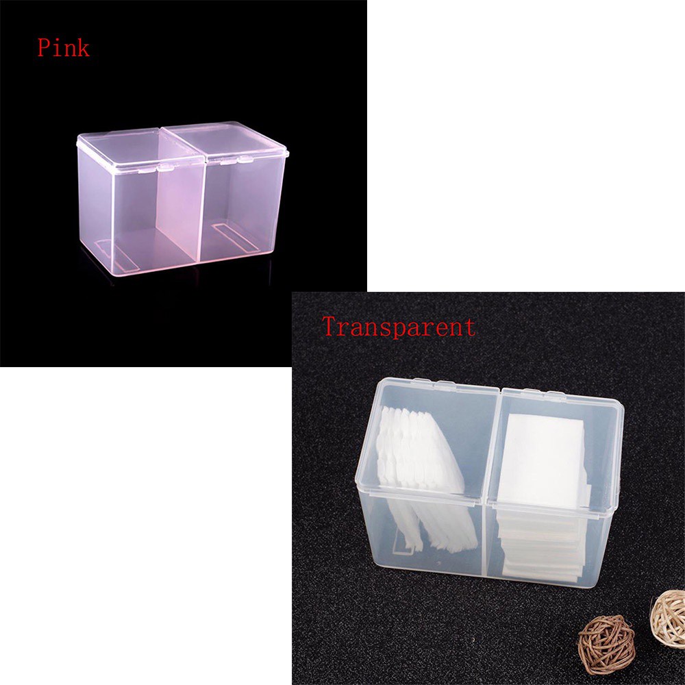 (Hàng Mới Về) Hộp Nhựa Trong Suốt Đựng Tăm Bông / Bông Tẩy Trang Đa Năng Tiện Dụng | BigBuy360 - bigbuy360.vn