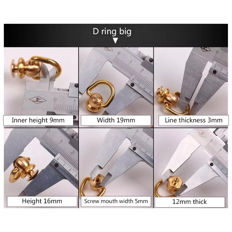 Bộ 4 Túi Da Đeo Chéo Vai Kiểu Ví Đính Đinh Tán Hình Chữ D Thời Trang