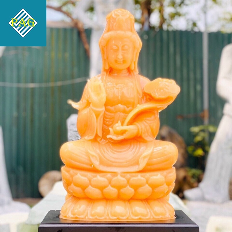 Tượng Phật Bồ Tát Quan Âm Ngọc Hoàng Long Nguyên Khối