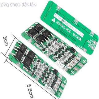 Mạch sạc bảo vệ pin 3s 20a 12.6v